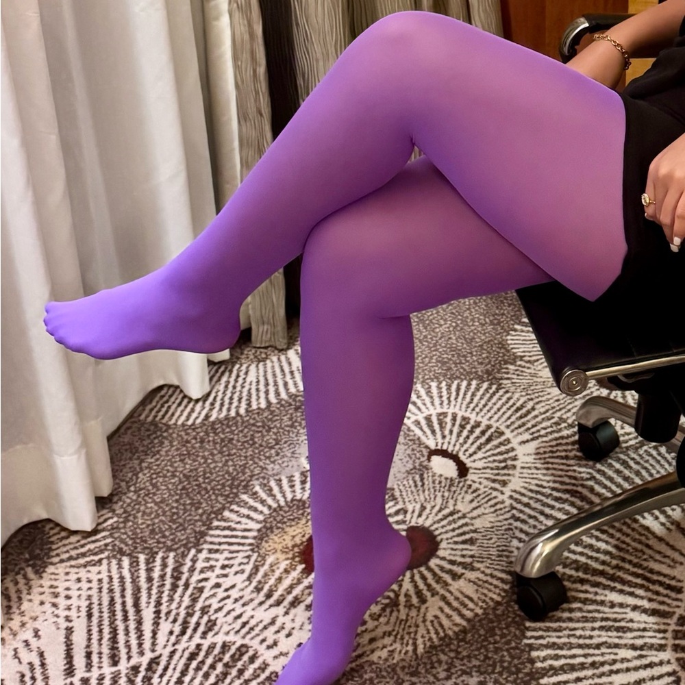 Vibrant Purple Tights